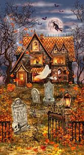 Bewitched Haunted House, Hauted Pannel 24 inches CD3230/DQ Hau